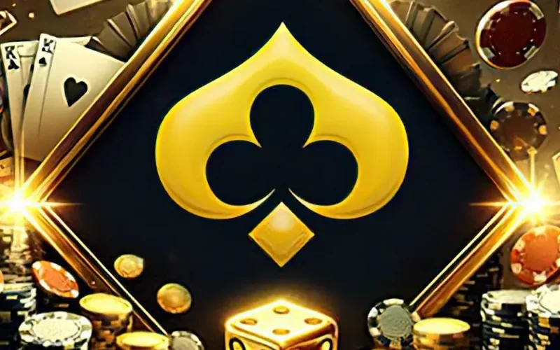 Tampilan meja roulette dan permainan kasino digital