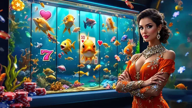Simbol dan gulungan permainan slot digital